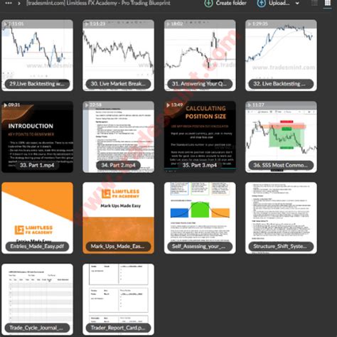 Limitless FX Academy Pro Trading Blueprint Trades Mint