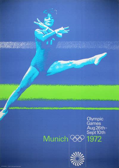 Original vintage poster: 1972 Munich Olympics Gymnastics Floor Exercise ...