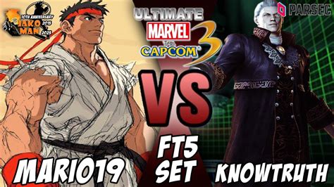 UMVC3 Parsec FT5 Set Mario19 VS KnowTruth YouTube