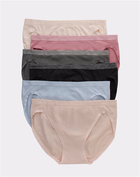 Hanes Women S Seamless Bikini Underwear Comfort Flex Fit 6 Pack Hanes