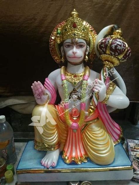 White Marble Bajrangbali Statue For Worship At Rs 42000 In Jaipur ID