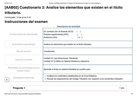 Examen AAB02 Cuestionario 2 Analice Los Elementos Que Existen En El