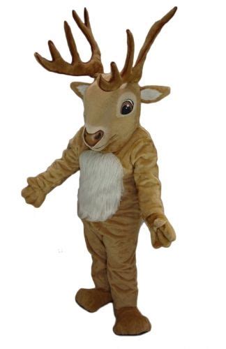 Cute Deer Elk Mascot Costume Adult Unisex Cartoon Mascot Costume Custom