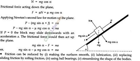 Law Of Motion Class Notes Physics Chapter Learn Cbse