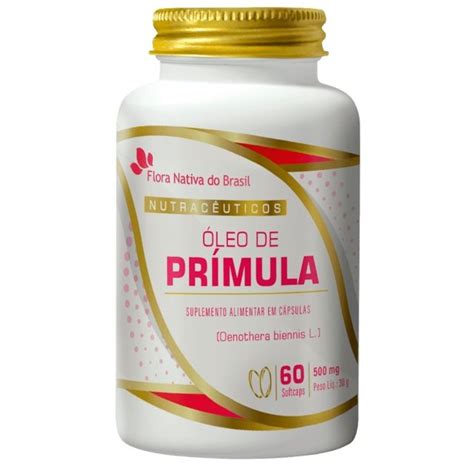 Óleo De Prímula Solta O Intestino - Óleo de Prímula 500mg 60 Cápsulas - Flora Nativa | Natulha
