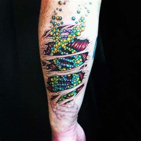 60 DNA Tattoo Designs For Men - Self-Replicating Genetic Ink