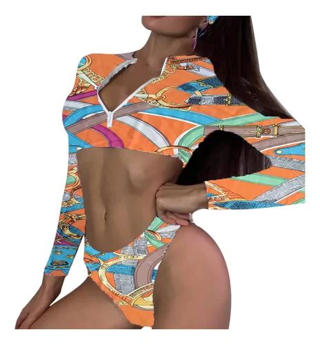 Bikini Estampado D Fashion Para Mujer Acolchado Con Estamp Cuotas