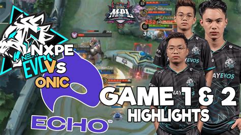 FINAL FORM NG NXP NXP Vs ECHO GAME 1 2 HIGHLIGHTS MPL PH SEASON