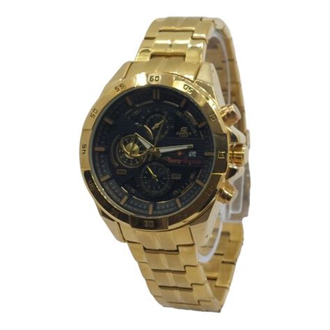 خرید و قیمت ساعت مچی مردانه کاسیو ادیفایس سه موتوره کرنوگراف CASIO