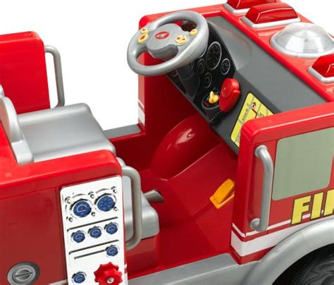 Kid Trax Red Fire Engine Electric Ride On Electric Ride On Toys