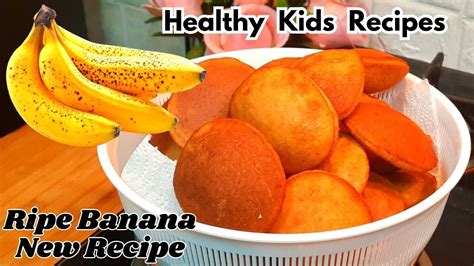 5min Healthy Breakfast Snacks Ripe Banana Snacks Recipe Banana