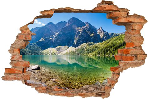 NAKLEJKA FOTOTAPETA 3D DZIURA W ŚCIANIE TATRY 10203091127 Allegro pl