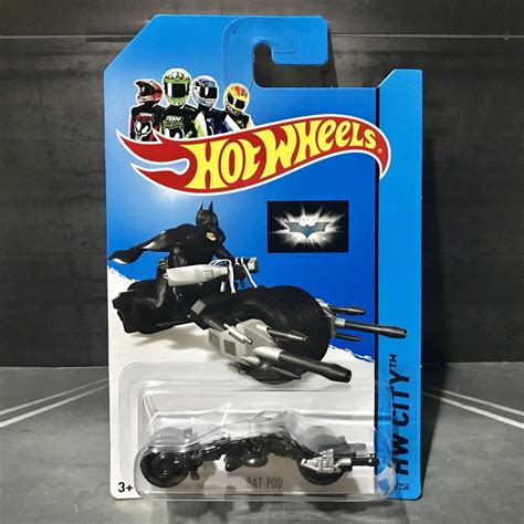 Jual Hot Wheels Batpod Batman Bat Pod HW City 2014 Black Shopee Indonesia