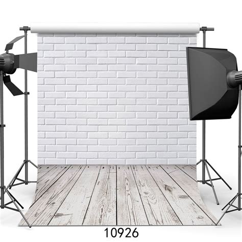 Hellodecor X Ft Photography Background White Brick Wall Wood With