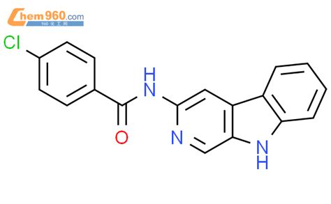 122137 45 5 Benzamide 4 chloro N 9H pyrido 3 4 b indol 3 yl CAS号