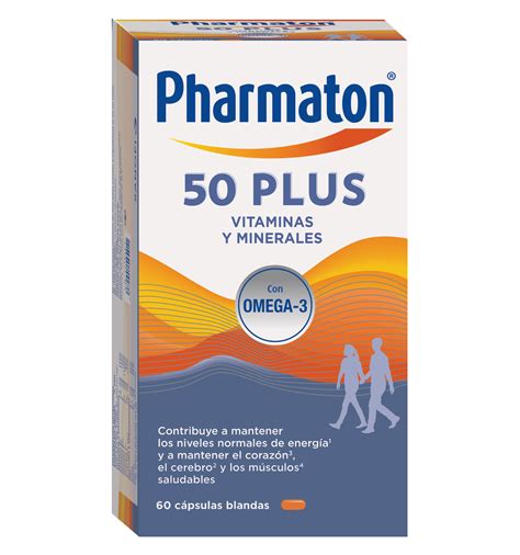 Comprar Vitaminas Pharmaton 50 Plus 60 Cápsulas Online