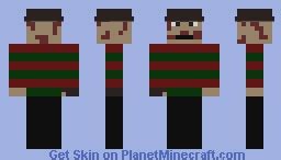 Freddy krueger Minecraft Skin