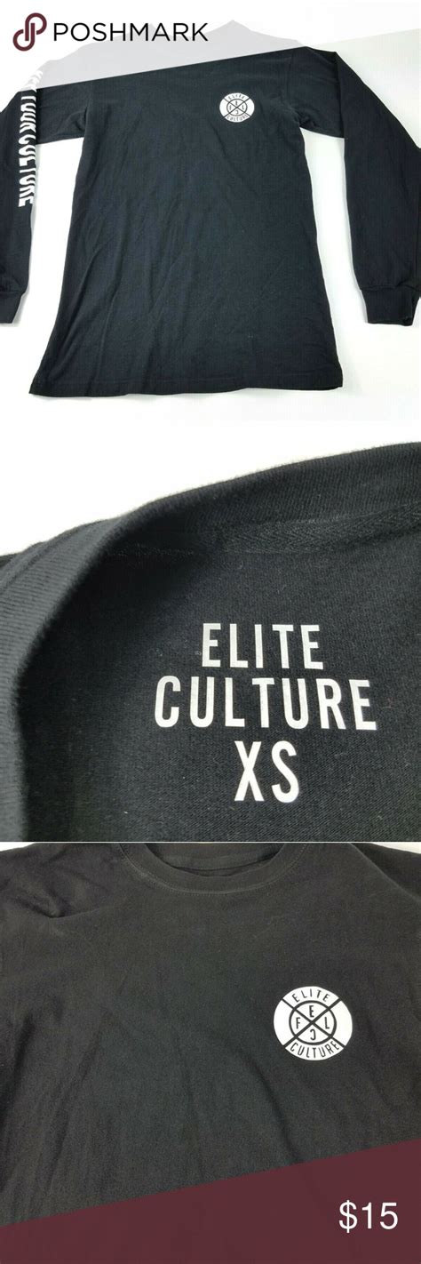 Elite Culture Mens Xs Black Rep Your Culture Tee Culture Shirt Tees