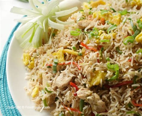 Restaurant Style Chicken Fried Rice Food Fusion