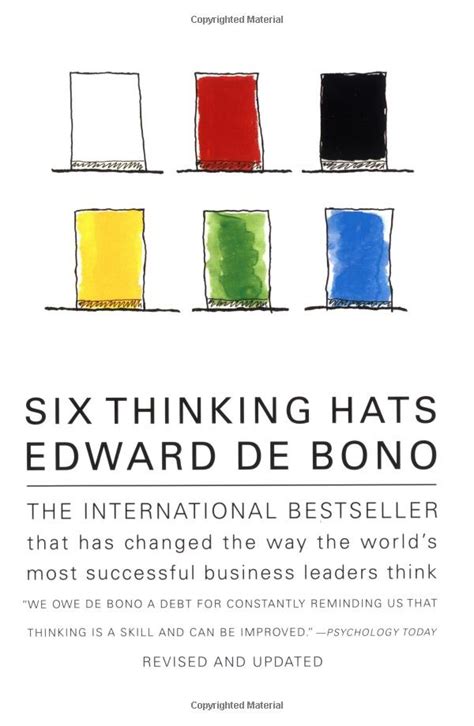 Six Thinking Hats 9780316178310 Edward De Bono Books