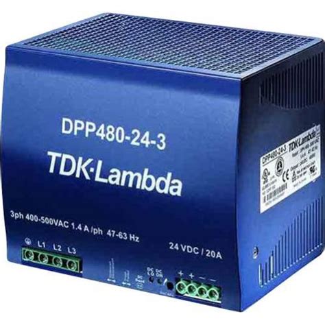 Alimentation Rail DIN TDK Lambda DPP480 48 3 56 V DC 10 A 480 W 1 X