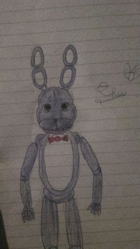 Dibujo de bonnie FNaF Amino Español Amino