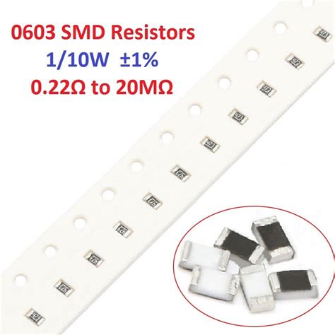 Pcs W Smd Smt Resistors Full Range Of Values To