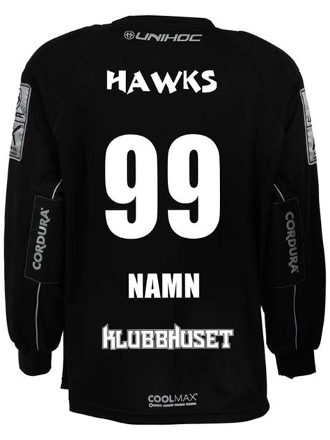 Unihoc Goalie Jersey Alpha Black H Sselby Sk Hawks Klubbhuset