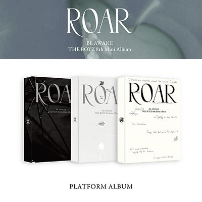 THE BOYZ 8TH MINI ALBUM BE AWAKE: ROAR PLATFORM VER. | 3 ALBUM SET ...