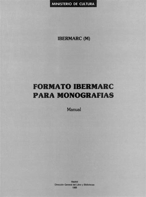 PDF FORMATO IBERMARC PARA MONOGRAFIAS DOKUMEN TIPS