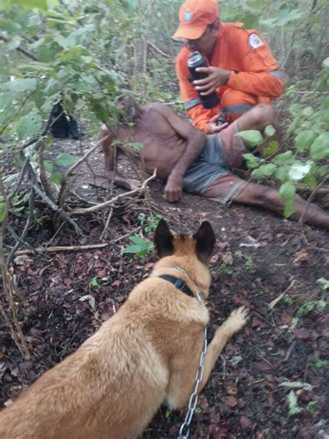 Idoso é resgatado após ficar seis dias perdido na mata em Aracoiaba no