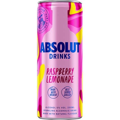 Absolut Mixt Blueberry And Lime Swedish Vodka Pre Mixed Can 250ml