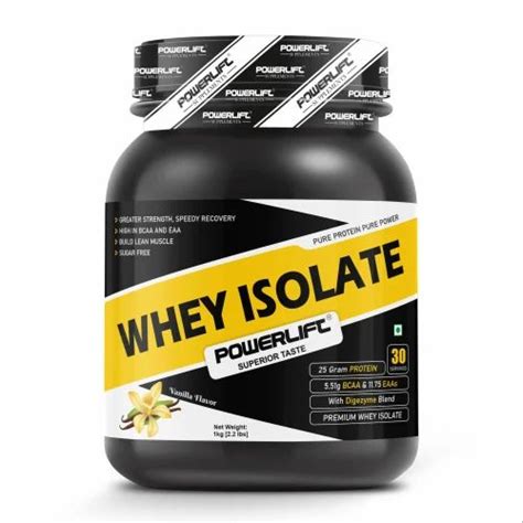 Powerlift Whey Isolate Sugar Free Kg Vanilla At Rs Kathwada