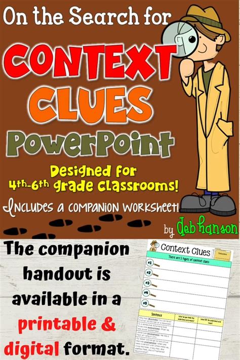 Context Clues Powerpoint Lesson For 4th 5th 6th Grade [video] [video] Context Clues Third