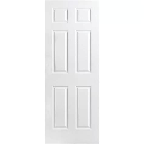 Masonite 26 Inch X 80 Inch Primed 6 Panel Textured Interior Door Slab The Home Depot Canada