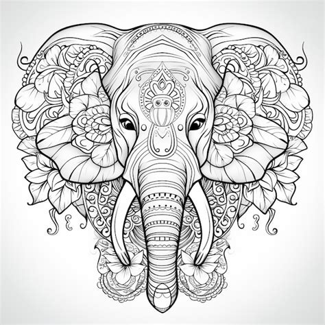 Page 9 | 10,000+ Elephant Mandala Coloring Pages Printable Pictures