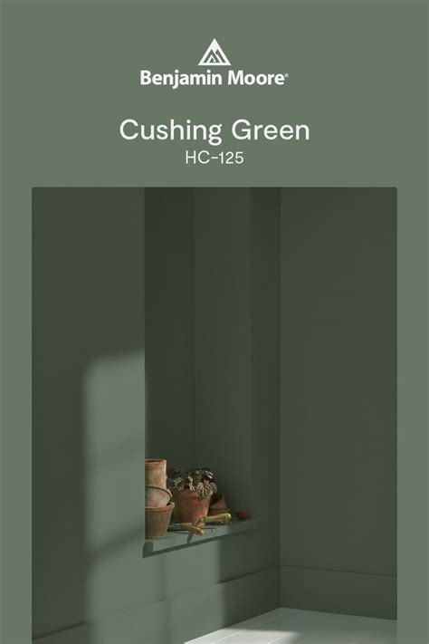 Benjamin Moore Cushing Green Hc Dark Green Interior Paint