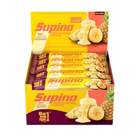 Banana Brasil Barra De Frutas Supino Zero Banana E Abacaxi