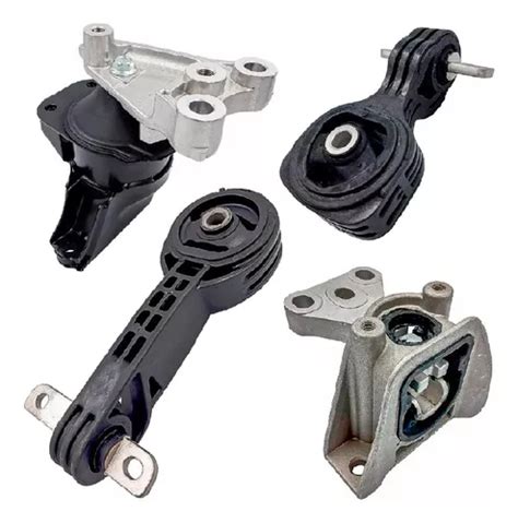 Kit 4 Coxim Motor Cambio New Civic 2007 A 2011 Automatico Frete grátis