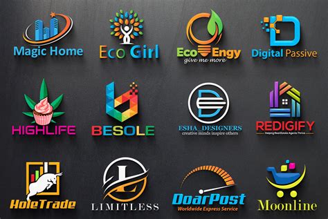 Unique 3D Logo Design for Your Business