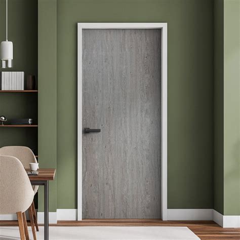 Liberty Doors Internal Grey Fully Finished Endure Bergen Laminate Flush