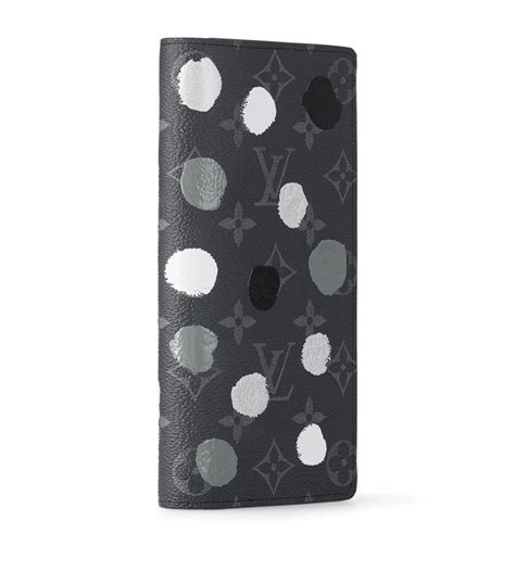 Mens Louis Vuitton Black X Yayoi Kusama Brazza Wallet Harrods UK