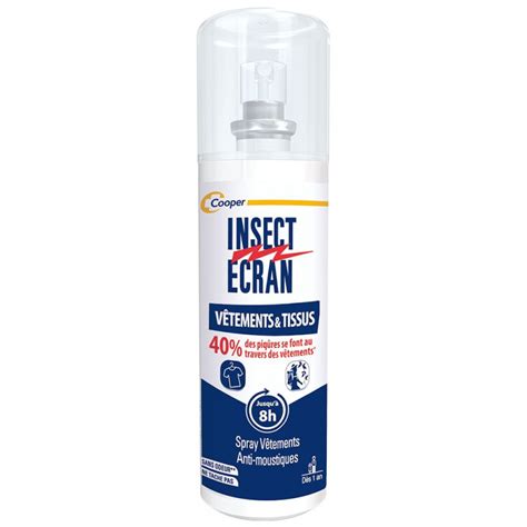 Insect Ecran V Tements Tissus Spray Anti Moustiques Ml