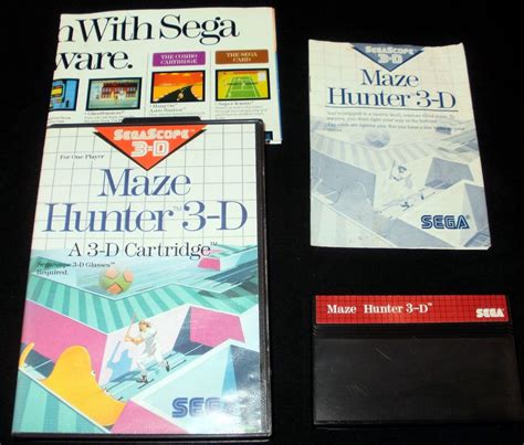 Maze Hunter D Sega Master System Complete Cib