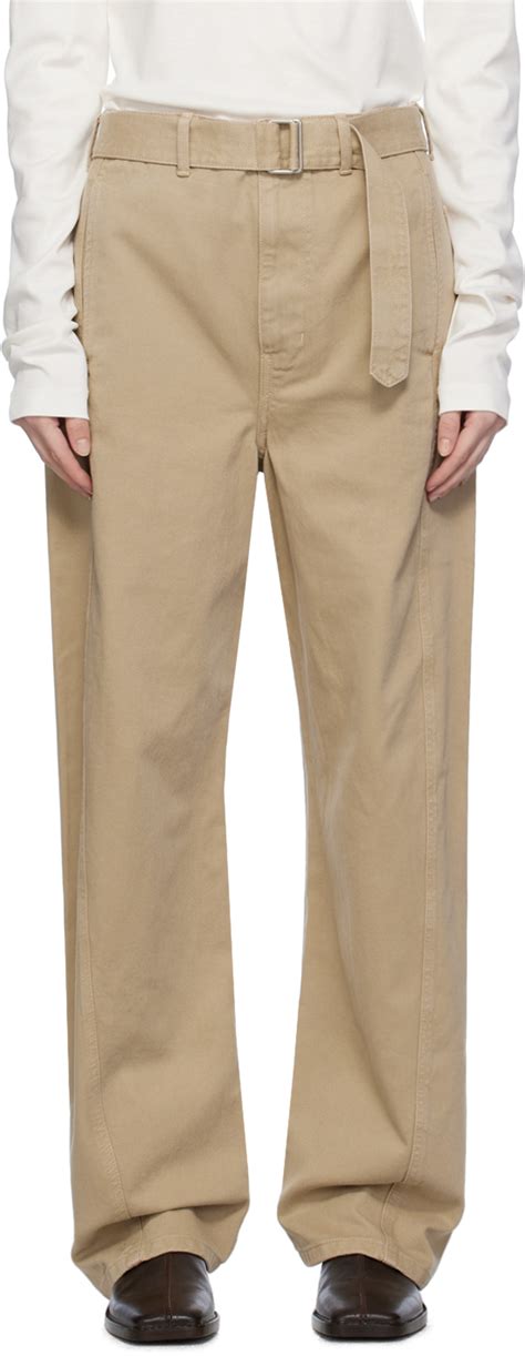 Ssense Exclusive Beige Jeans By Lemaire On Sale