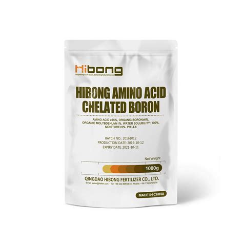 Hibong Amino Acid Chelated Boron Chelated Boron Fertilizer China