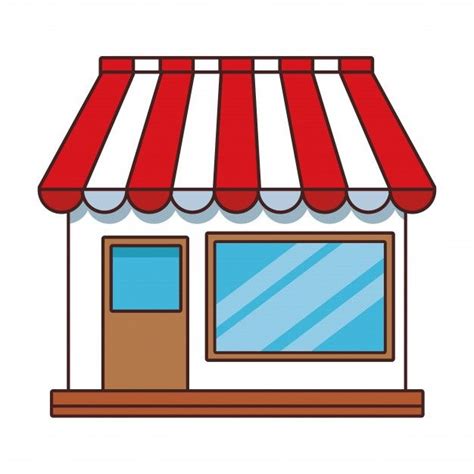 Tienda De Dibujos Animados De Compras Ve Premium Vector Freepik