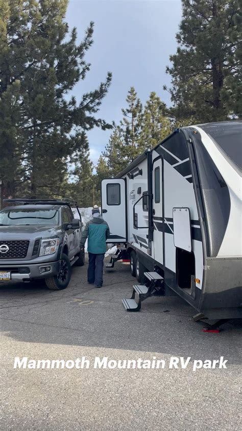 Mammoth Mountain RV park | Mammoth mountain, Winter camping, Rv parks