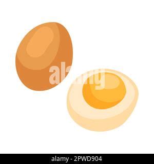 Vitamin B12 Enriched Egg Cartoon Illustration Stock Vector Image Art