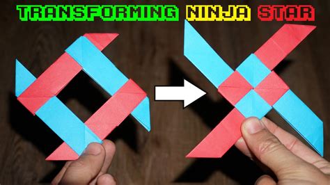 The Transforming Ninja Star Pointed Amazing And Easy Youtube